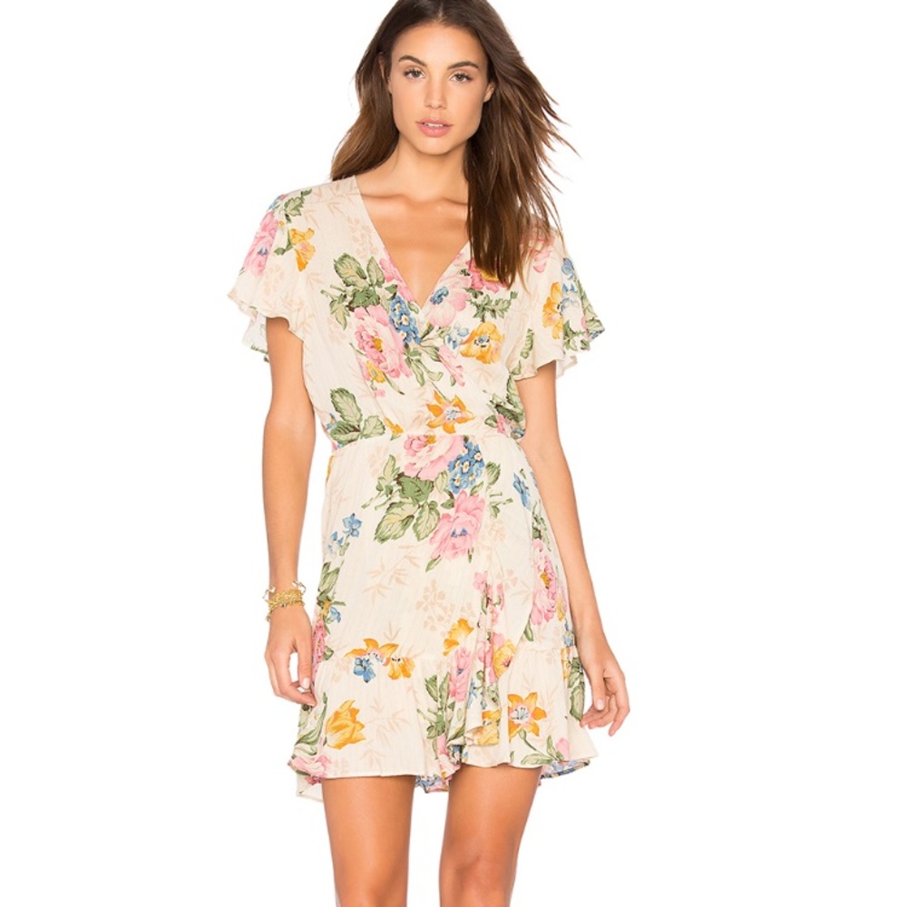 Auguste the label cream floral dress